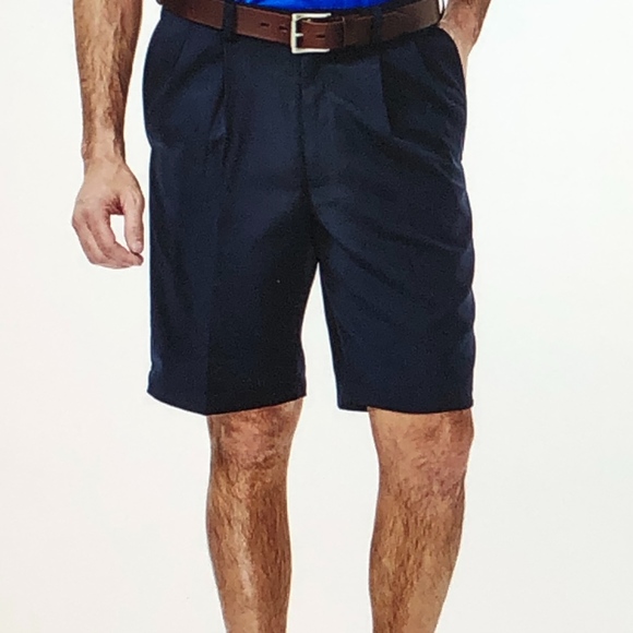 Chaps | Shorts | Chaps Pleated Navy 